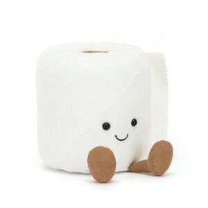 Jellycat Toilet Roll Plush Toy new with tag